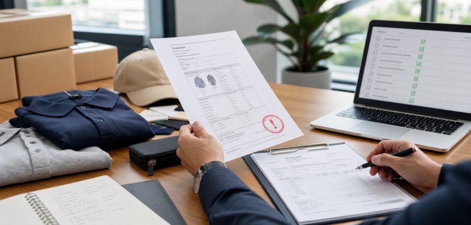 Sourcing professional reviewing supplier documents and product samples to avoid supplier scams in China